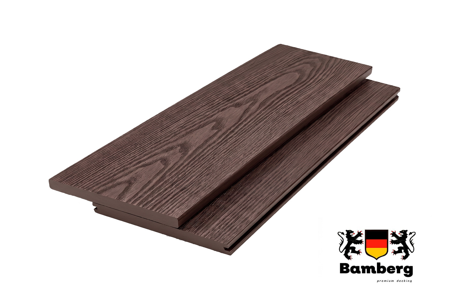 Универсальная доска из ДПК Bamberg, Universal Board, Brazilian Walnut, 3D тиснение