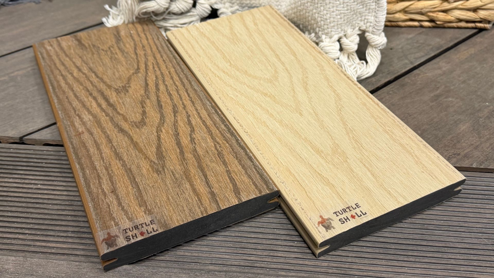 Террасная доска из ДПК Turtle Shell, Solid, Scottish Slatewood, Co-Extrusion (Dual)