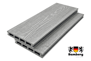 Террасная доска ДПК Бамберг пустотелая, 3D Натур (Natural), Барнвуд (Barnwood)